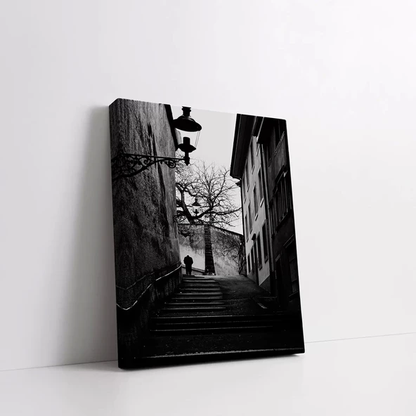 Dağların Üzerinde Kanvas Tablo - Resim 2