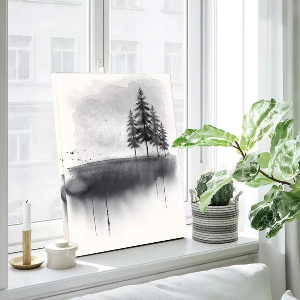 Uçan Ada Kanvas Tablo - Resim 3