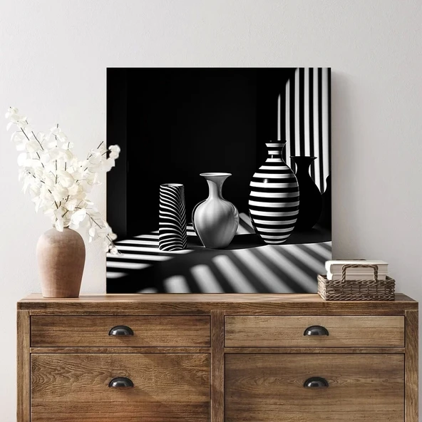 Zıtlıkların Ahengi Kanvas Tablo - Resim 3