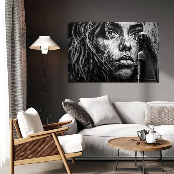 Portre Derinlikleri Kanvas Tablo ürün görseli