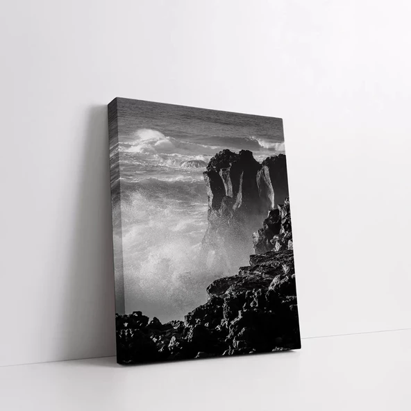 Deniz Fırtınası Kanvas Tablo - Resim 2