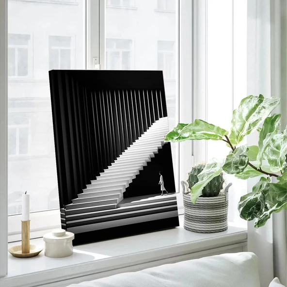 Işığa Yolculuk Kanvas Tablo - Resim 3