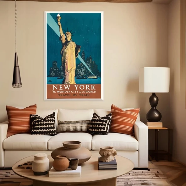 Özgürlük Heykeli Kanvas Tablo ürün görseli