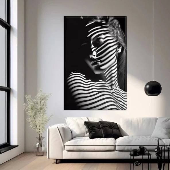 Zebra Dokusu Kanvas Tablo ürün görseli