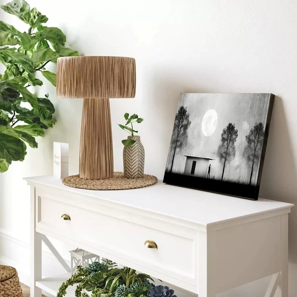 Ay Işığı Altında Kanvas Tablo - Resim 3