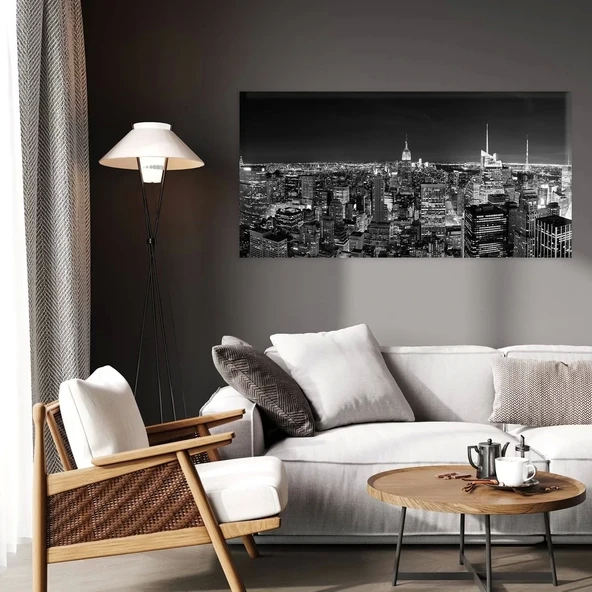 Şehir Üstünden Görünüm Kanvas Tablo ürün görseli