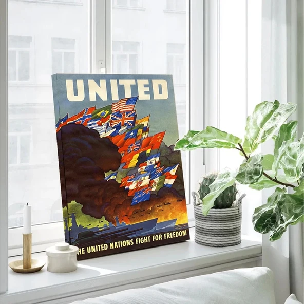 Birleşik Özgürlük Kanvas Tablo - Resim 3
