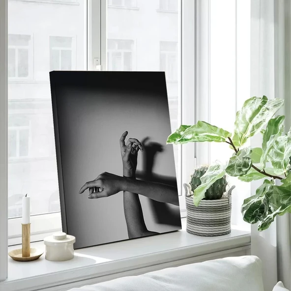 Dokunuşun Sanatı Kanvas Tablo - Resim 2