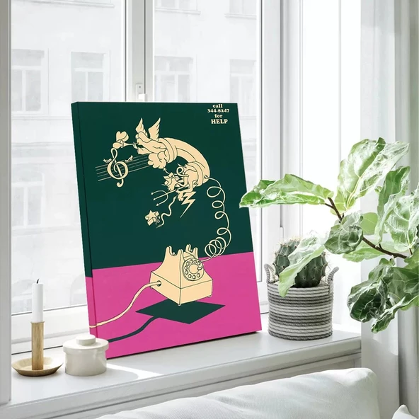 Aloo Vintage Kanvas Tablo - Resim 3