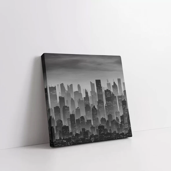 Şehir Silueti Kanvas Tablo - Resim 2