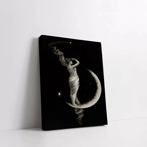 Luna Vintage Kanvas Tablo - Resim 2