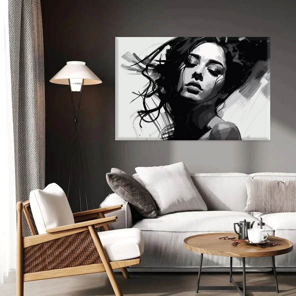 Model Pozu Kanvas Tablo ürün görseli