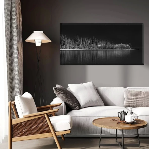 Yansımalı Gölet Kanvas Tablo ürün görseli