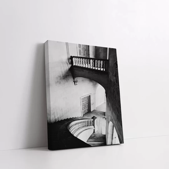 Merdivenlerin Ötesi Kanvas Tablo - Resim 2