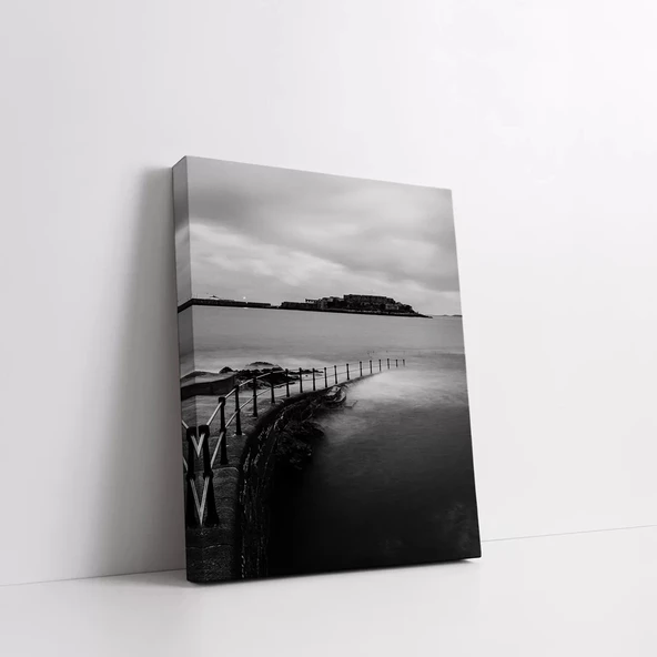 Sakin Sahil Kanvas Tablo - Resim 2