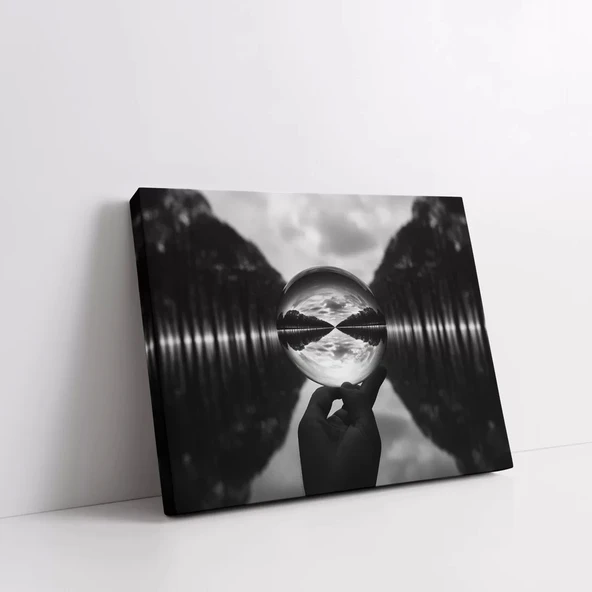 Kristal Küre Kanvas Tablo - Resim 2