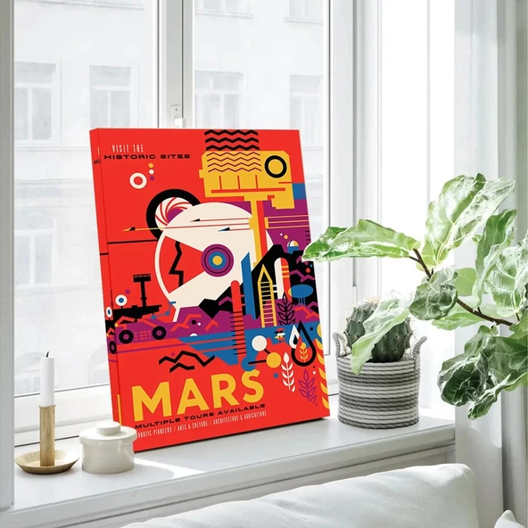 Gezegenler Serüveni Kanvas Tablo - Resim 3