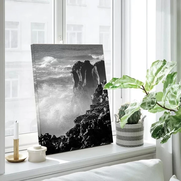 Deniz Fırtınası Kanvas Tablo - Resim 3