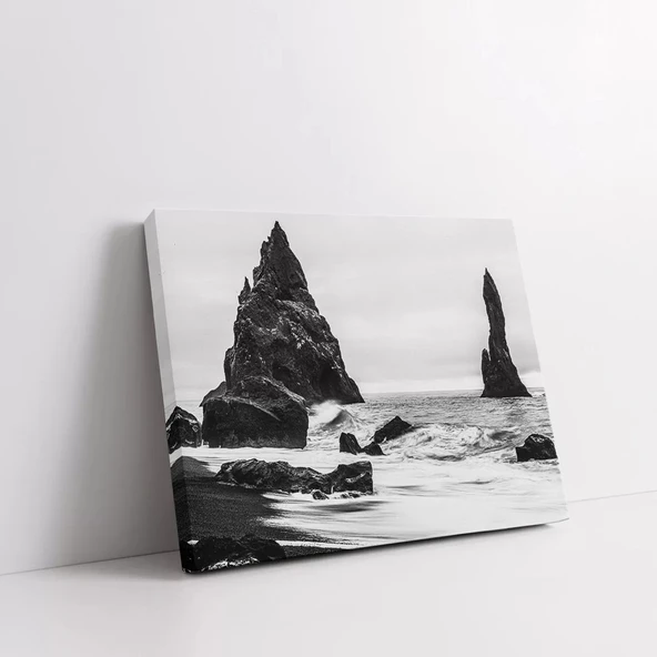 Kayalık Sahil Kanvas Tablo - Resim 2