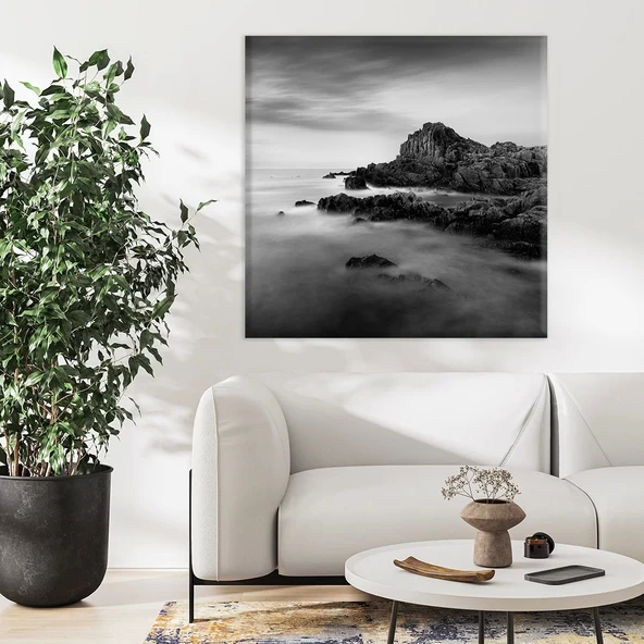 Sakin Kıyı Kanvas Tablo ürün görseli