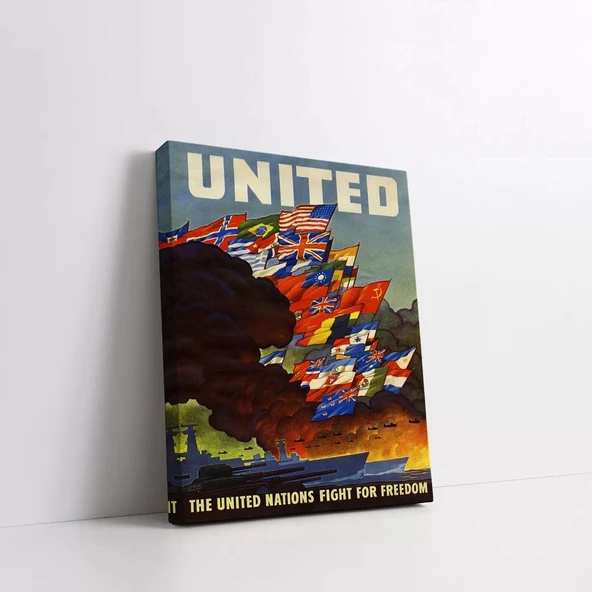 Birleşik Özgürlük Kanvas Tablo - Resim 2