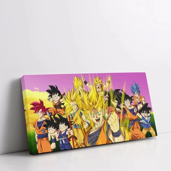 Dragon Ball Toplu Kanvas Tablo - Resim 2