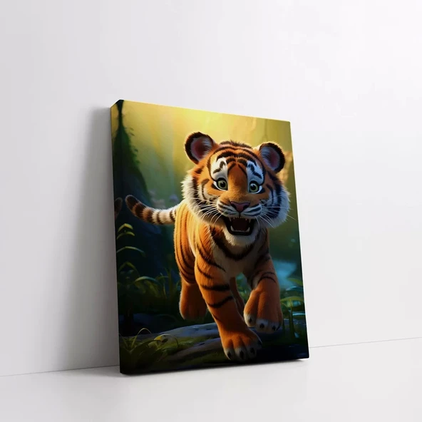 Ormanın Küçük Kralı Kanvas Tablo - Resim 2