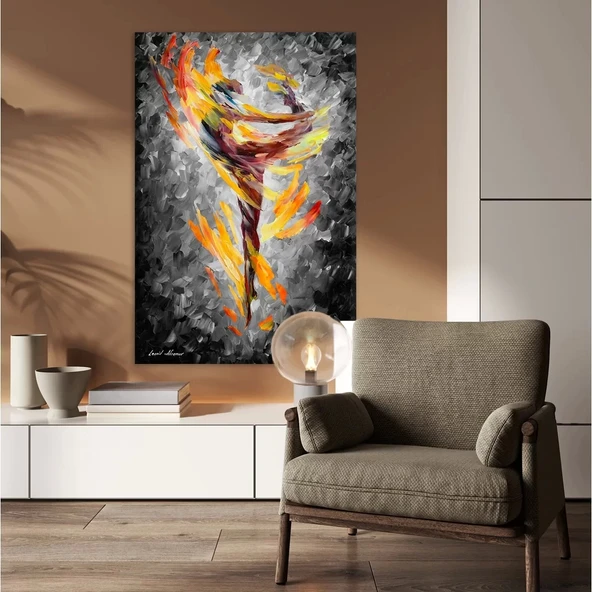 Ateş Dansı Kanvas Tablo ürün görseli