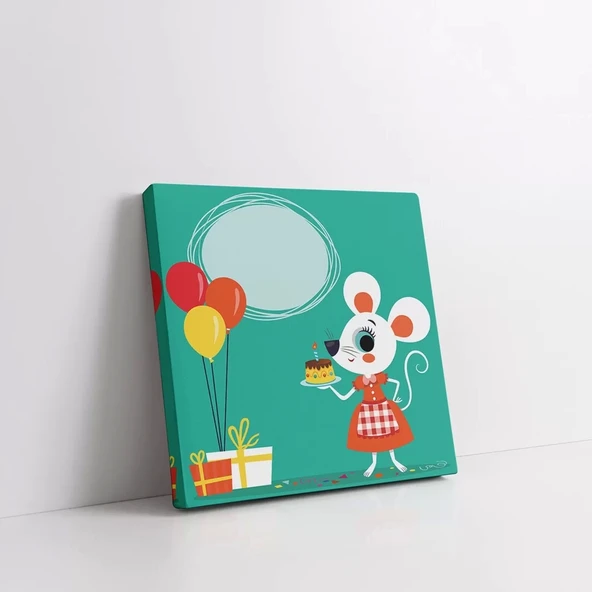 Mutlu Bilimci Kanvas Tablo - Resim 2