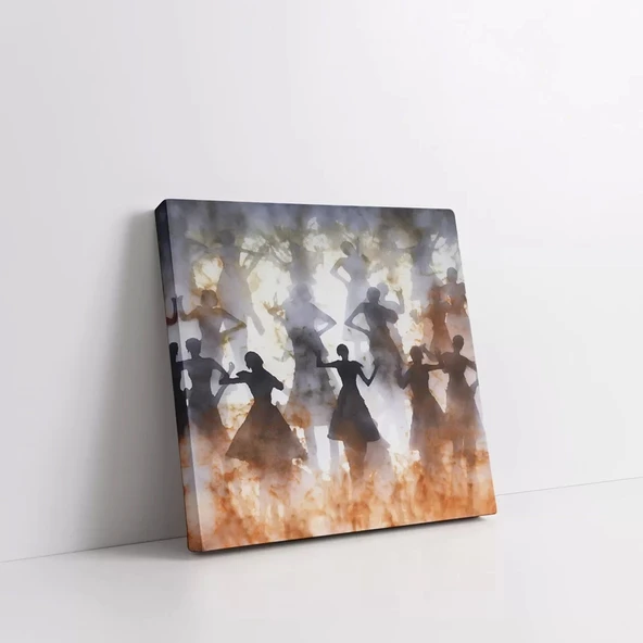 Bale Işığında Kanvas Tablo - Resim 3