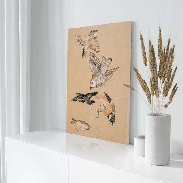 Uçan Kuşlar Kanvas Tablo - Resim 3