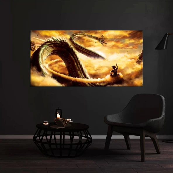 Anime Ejderha Kanvas Tablo ürün görseli