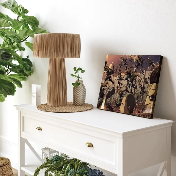 Attack On Titan Çoklu Kanvas Tablo - Resim 3