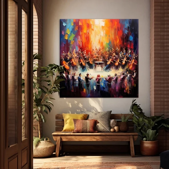 Sokak Melodisi Kanvas Tablo ürün görseli