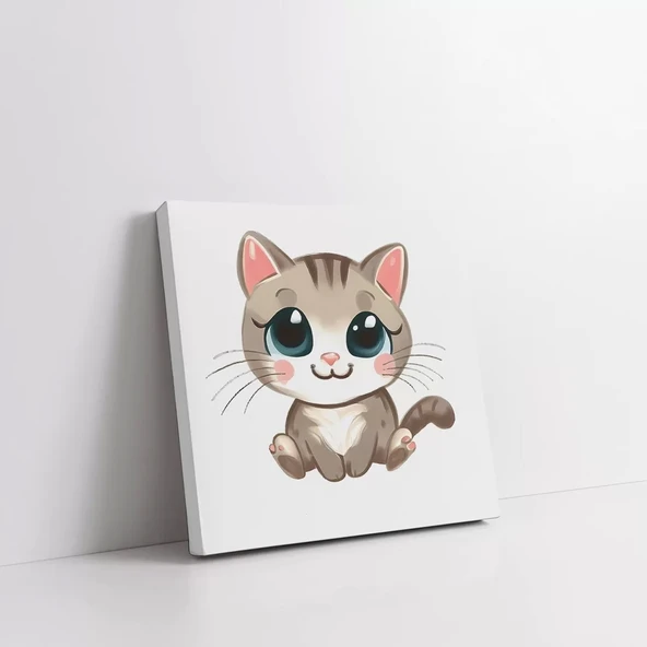 Yaramaz Kedi Kanvas Tablo - Resim 2