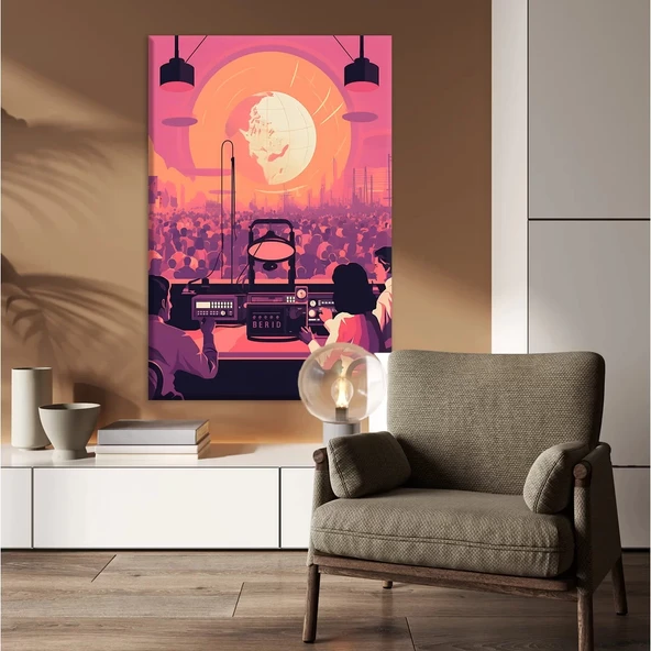 Akşam Sessizliği Kanvas Tablo ürün görseli