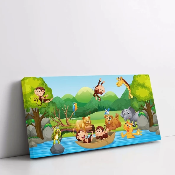 Safari Macerası Kanvas Tablo - Resim 2