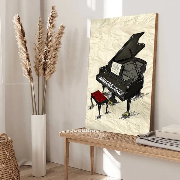 Duygusal Çello Kanvas Tablo - Resim 2