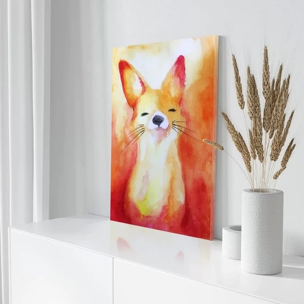 Yavru Tilki Kanvas Tablo - Resim 3