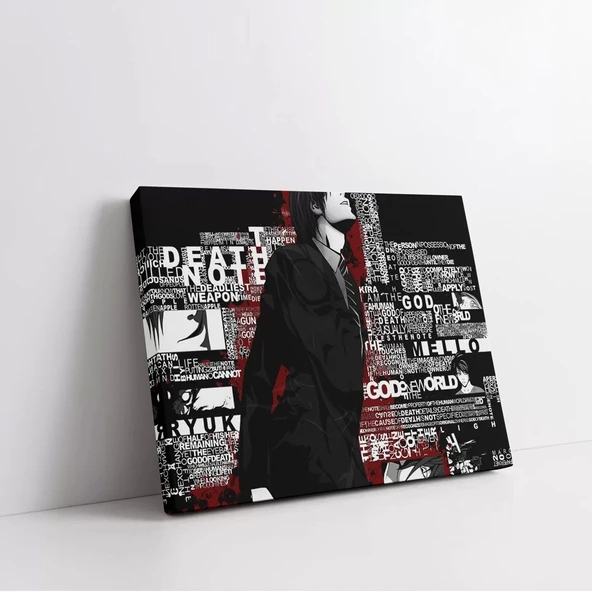 Death Note Yazılı Kanvas Tablo - Resim 2