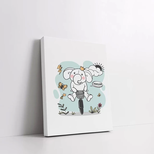 Fil Şenliği Kanvas Tablo - Resim 2