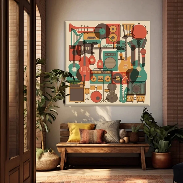 Ritim ve Form Kanvas Tablo ürün görseli