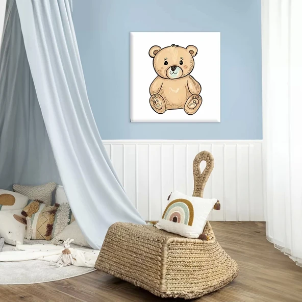 Küçük Ayıcık Kanvas Tablo ürün görseli