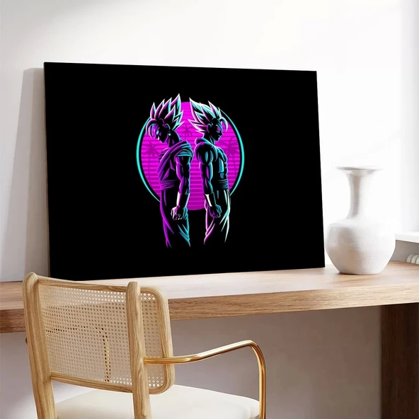 Dragon Ball Renkli Kanvas Tablo - Resim 3