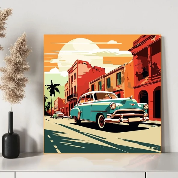 Sıcak Yaz Günü Kanvas Tablo - Resim 3