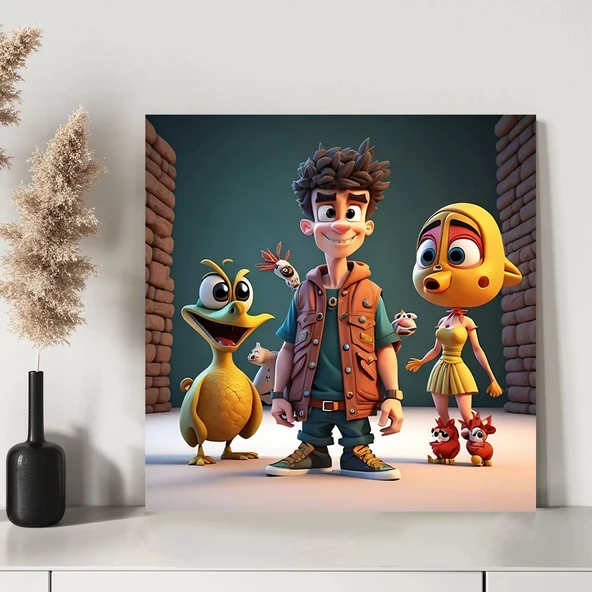 Macera Takımı Kanvas Tablo - Resim 3