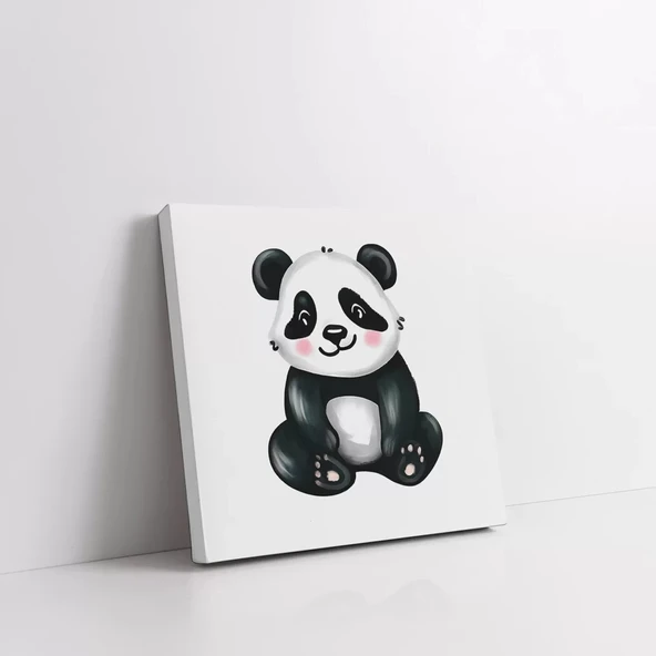 Oyun Zamanı Panda Kanvas Tablo - Resim 2