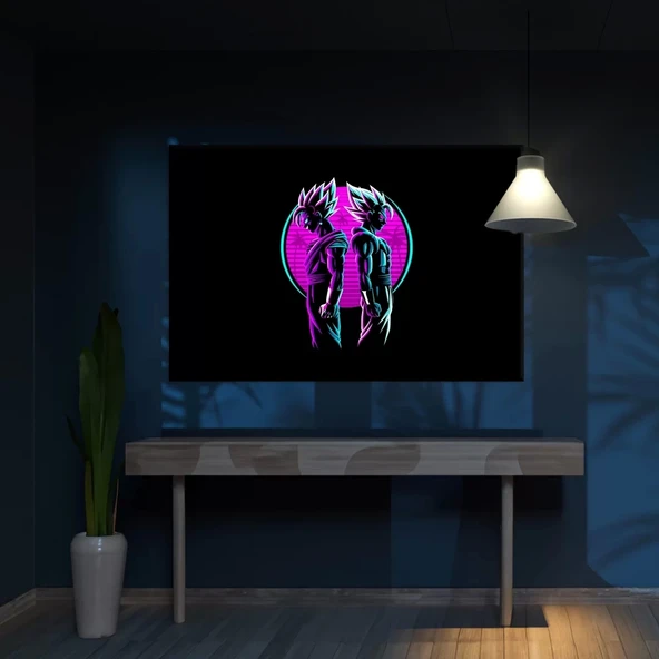 Dragon Ball Renkli Kanvas Tablo ürün görseli