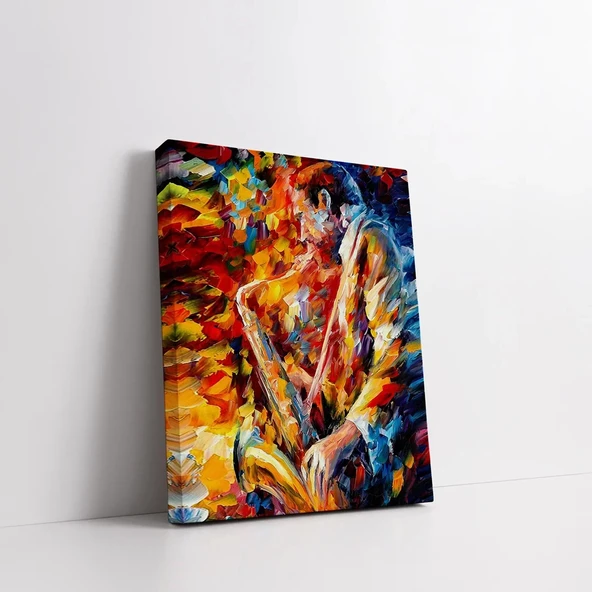 Jazz'ın Başka Renkleri Kanvas Tablo - Resim 3