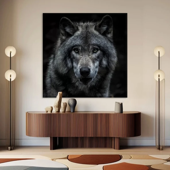 Yabani Bakışlar Kanvas Tablo ürün görseli